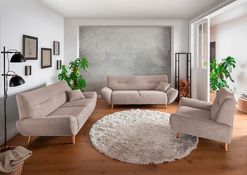 INOSIGN Polstergarnitur "Drago elegant und zeitlos, komfortabel, moderne Fo günstig online kaufen