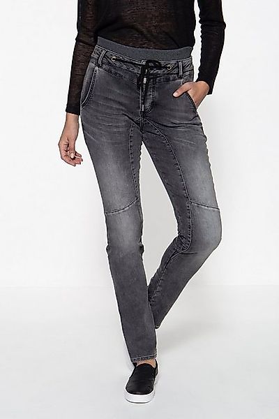 ATT Jeans Boyfriend-Jeans Kira mit Rippbündchen günstig online kaufen