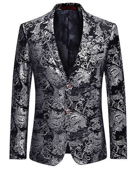 Allthemen Sakko Herren 2 Knöpfe Pailletten Blazer für Party günstig online kaufen