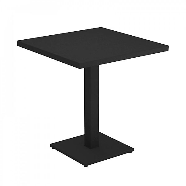 emu - Round Gartentisch 70x70x75cm - schwarz/pulverbeschichtet/LxBxH 70x70x günstig online kaufen