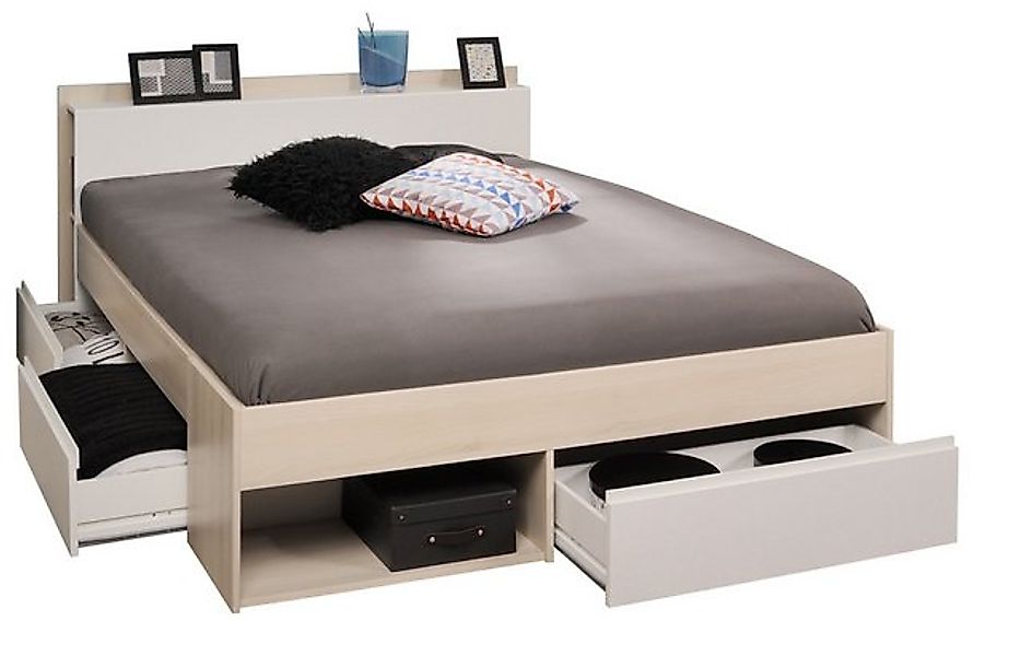 Parisot Stauraumbett Most (Doppelbett, Liegefläche 160 x 200 cm), inkl. 3x günstig online kaufen