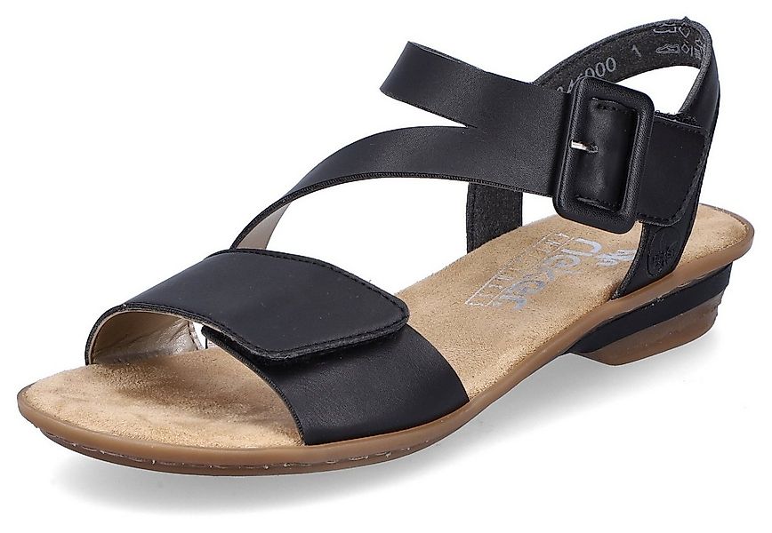 Rieker Sandalette, Sommerschuh, Sandale, Keilabsatz, mit Klett günstig online kaufen
