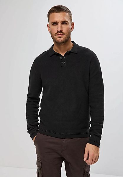 STREET ONE MEN Strickpullover, mit grober Struktur günstig online kaufen