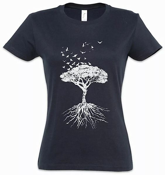 Urban Backwoods Print-Shirt Yggdrasil Tree Logo VII Damen T-Shirt Arsen Cel günstig online kaufen