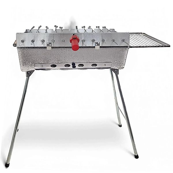 Grillpeter Mangal Astana Deluxe mit 11er Spießdreher Grillmotor USB und Pow günstig online kaufen