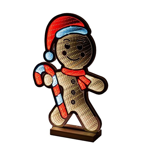 Star-Max LED Fensterbild 36040 LED-Lebkuchenmann mit Infinity Effekt 301 SM günstig online kaufen