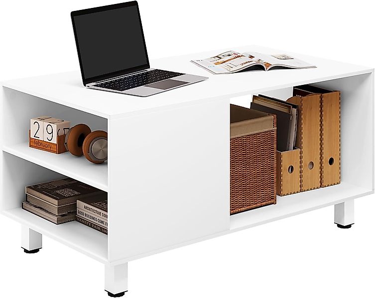 Woltu Couchtisch (1-St), mit Ablagefläche 2 günstig online kaufen