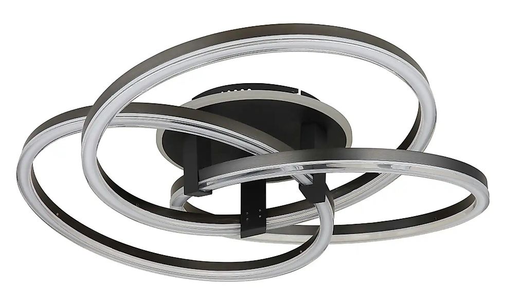 Globo Lighting Deckenleuchte   ¦ schwarz ¦ Maße (cm): B: 78 H: 25  Ø: 78 La günstig online kaufen