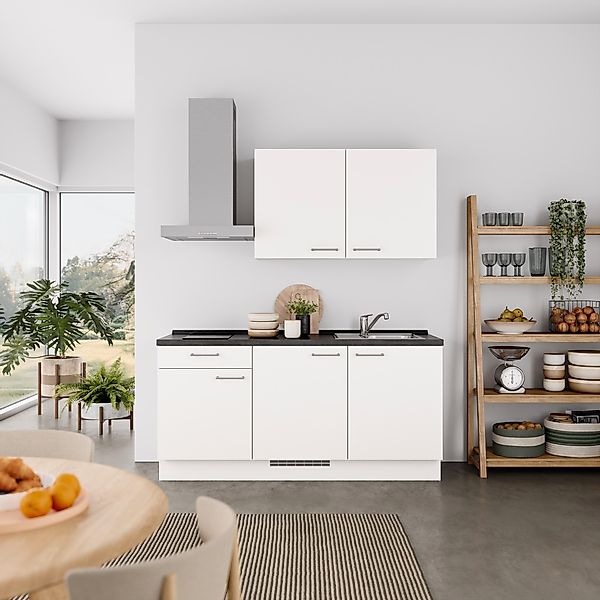 nobilia® Küchenzeile »"Laser I",Ausrichtung wählbar, Breite 180 cm« vormont günstig online kaufen