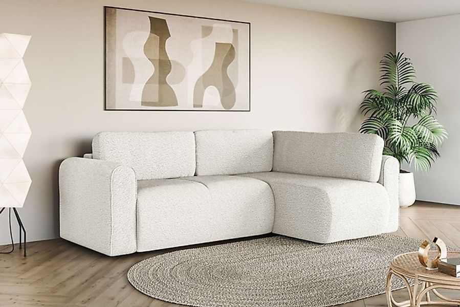 INOSIGN Ecksofa »Zacharia wahlweise Schlafsofa mit Bettkasten, B/T/H 250/16 günstig online kaufen