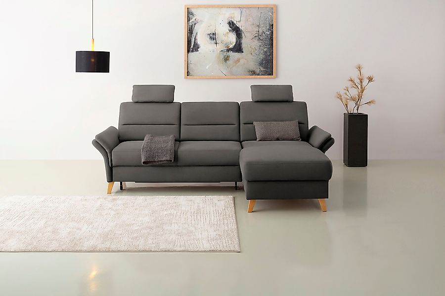 Home affaire Ecksofa Westerland L-Form, Federkern-Polsterung, günstig online kaufen