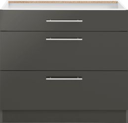 wiho Küchen Unterschrank "Cali" 90 cm breit, mit 2 großen Auszügen ohne Arb günstig online kaufen