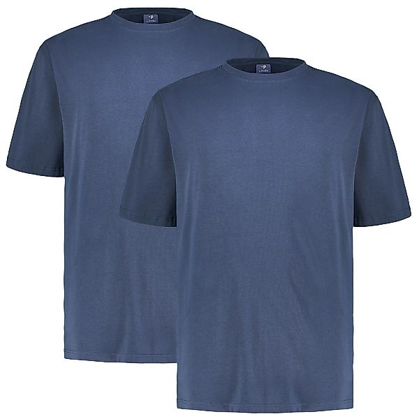Pfundskerl Doppelpack T-Shirt mit Elasthan Farbe dunkelblau Größe: 7XL günstig online kaufen