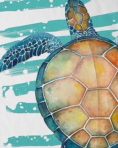 style3 T-Shirt Turtle Power schildkröte strand urlaub amphibien günstig online kaufen