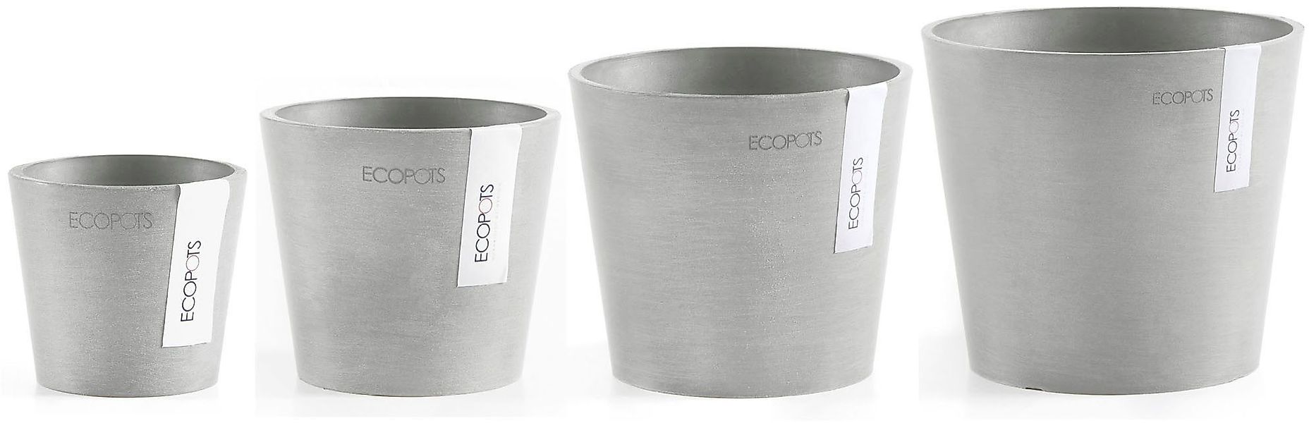 ECOPOTS Blumentopf Amsterdam Mini (Set, 4 günstig online kaufen