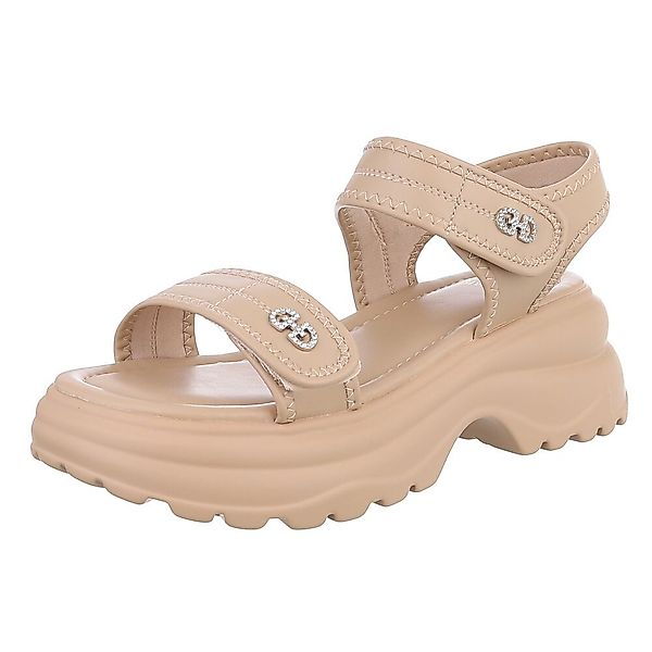 Ital-Design Moderne Damen Sandalen mit verstellbaren günstig online kaufen