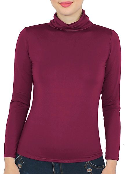 dy_mode Rollkragenshirt Damen Rollkragen Thermo Shirt günstig online kaufen