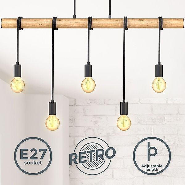 B.K.Licht LED Pendelleuchte BKL1339, ohne Leuchtmittel, günstig online kaufen