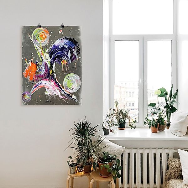 Artland Wandbild »Abstraktion XXI«, Muster, (1 St.), als Leinwandbild, Post günstig online kaufen