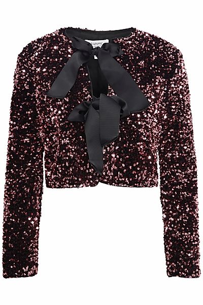 b.young Kurzblazer BYPAILLET BOW JACKET - detailreicher Blazer mit Paillett günstig online kaufen