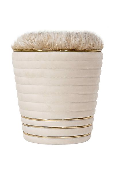 Kayoom "Hocker Doric, trendiger Look, ästhetische Farbgebung, schöne Steppu günstig online kaufen