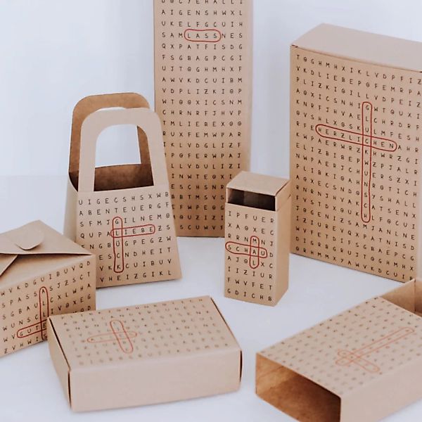 Geschenkverpackungen Scrabble - 7 Schachteln Im Set günstig online kaufen