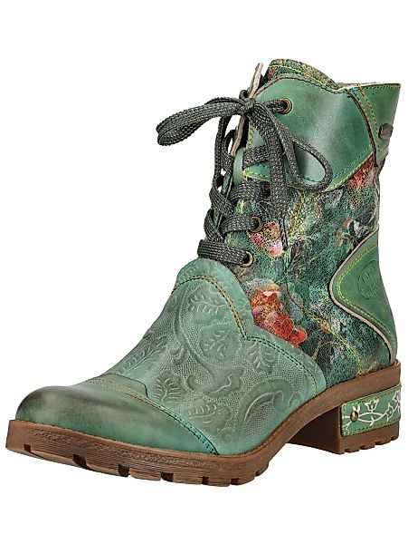 LAURA VITA Schnürstiefelette "LAURA VITA Stiefelette Lederimitat/Textil" günstig online kaufen