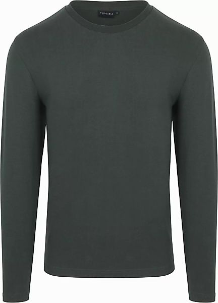 Suitable Respect Longsleeve Heavy T-shirt Dunkelgrün - Größe XL günstig online kaufen