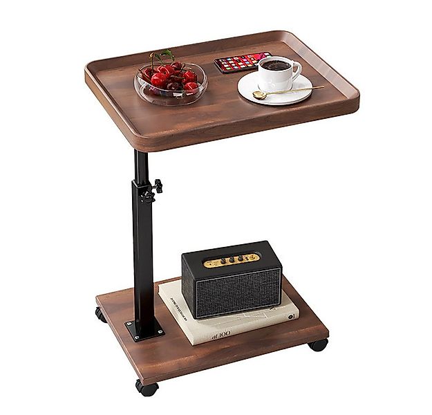 NUODWELL Beistelltisch Beistelltisch C Form, Mobiler Couchtisch Sofatisch H günstig online kaufen