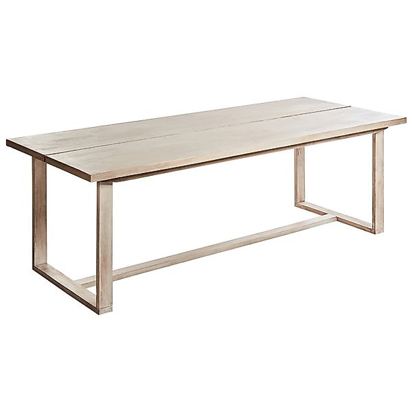 Beliani Gartentisch AZZANELLO Heller Holzfarbton 230x100x75 günstig online kaufen