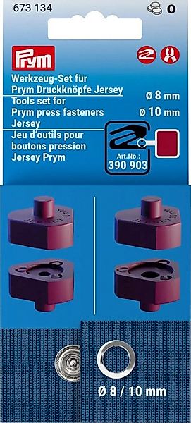 Prym Druckknopf Prym Werkzeug-Set für Prym Druckknöpfe Jersey, 8 u günstig online kaufen