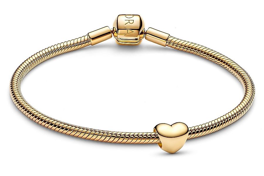 Pandora Charm-Armband Starter-Set Damenarmband Goldfarben Mini Herz günstig online kaufen
