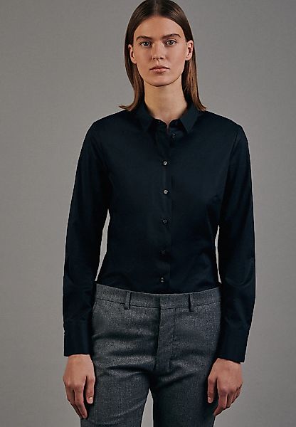 seidensticker Klassische Bluse, 1/1 Kragen Uni günstig online kaufen