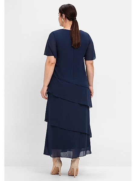 Sheego Cocktailkleid "Große Größen", in Maxi-Länge günstig online kaufen