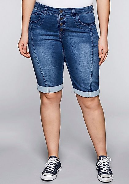 Sheego Shorts Jeansbermudas günstig online kaufen