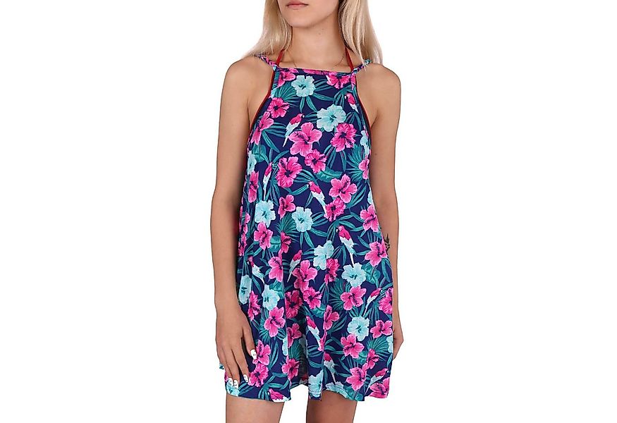 Sarcia.eu Tunikakleid Blaues Tunika, Kleid mit Blumen-Print, Überwurf für B günstig online kaufen