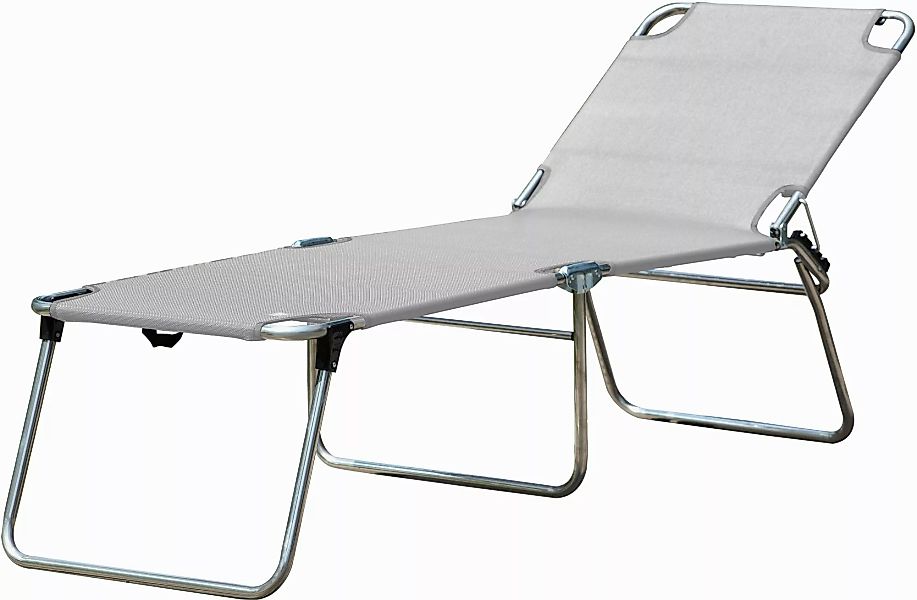 Fiam Gartenliege AMIGO 40 PLUS Silbergrau günstig online kaufen