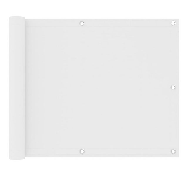 DOTMALL Balkonsichtschutz Balkon-Sichtschutz Weiß 75x300 cm Oxford-Gewebe günstig online kaufen