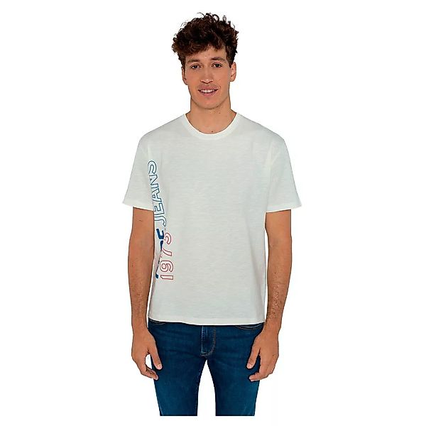 Pepe Jeans Douglas Kurzärmeliges T-shirt XS Off White günstig online kaufen