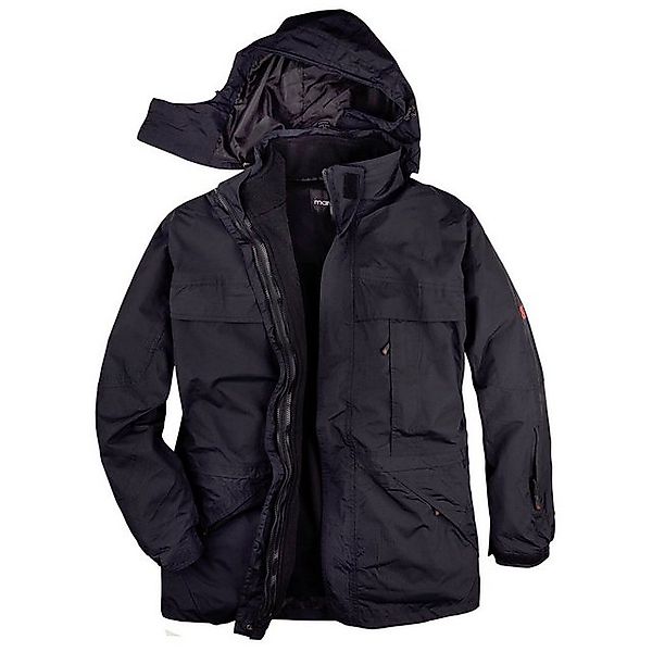 marc & mark Funktionsjacke Marc & Mark 3-in-1 Funktionsjacke Übergröße schw günstig online kaufen