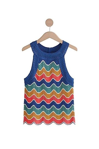Next Neckholdertop Neckholder-Tanktop mit Häkelbesatz aus Baumwolle (1-tlg) günstig online kaufen