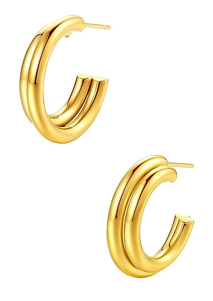 Hey Happiness Paar Ohrstecker Doppelt Offen, günstig online kaufen