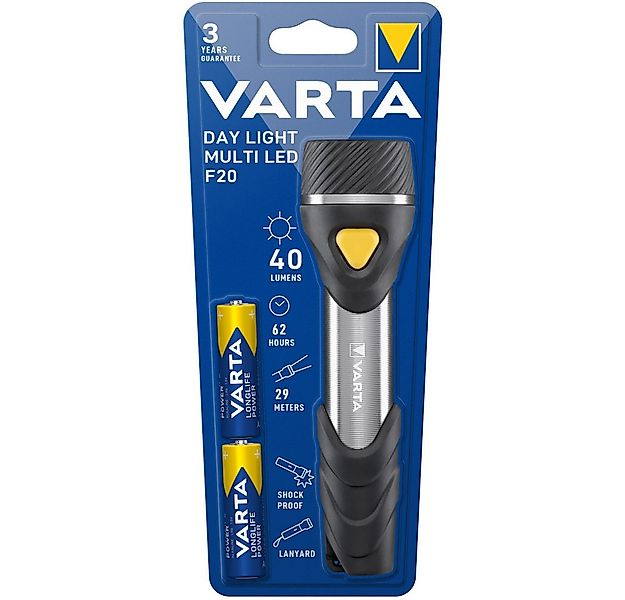 VARTA Taschenlampe Taschenlampe mit 9 LEDs, 29 m Reichweite, 62 günstig online kaufen