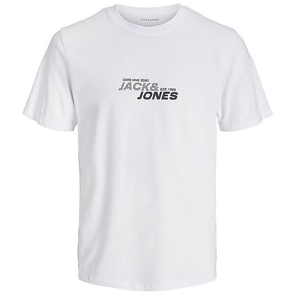 Jack & Jones Rundhalsshirt Große Größen T-Shirt weiß Logoprint Jack&Jones J günstig online kaufen