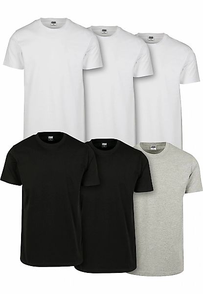 URBAN CLASSICS T-Shirt "Urban Classics Herren Basic Tee 6-Pack", (1 tlg.) günstig online kaufen