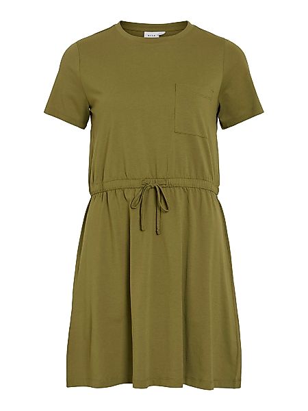 Vila Shirtkleid Klassische Passform mit Taillenband günstig online kaufen