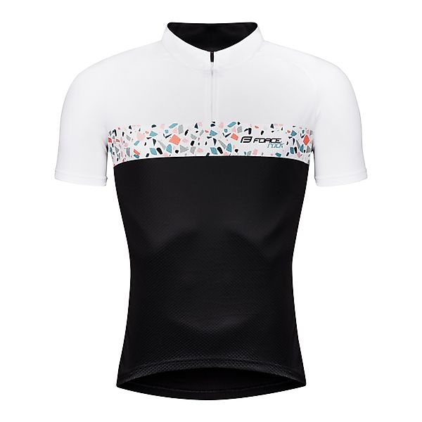FORCE Radtrikot Jersey FORCE ROCK schwarz/weiss günstig online kaufen