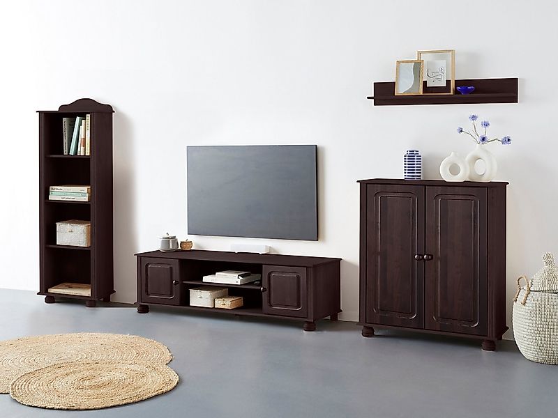 Home affaire Wohnwand Mette, (3-St), 1 Midischrank, 1 Bücherregal und 1 Low günstig online kaufen