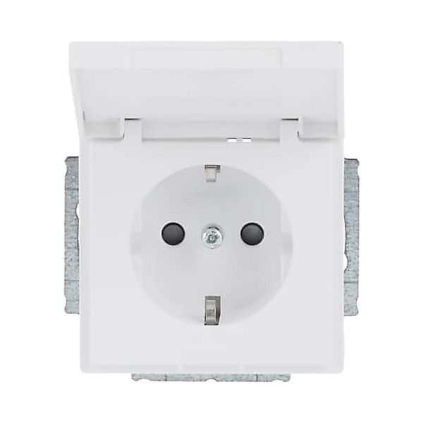 Busch-Jaeger SCHUKO Steckdosen-Einsatz studioweiß matt 20 EUKBR-884 günstig online kaufen