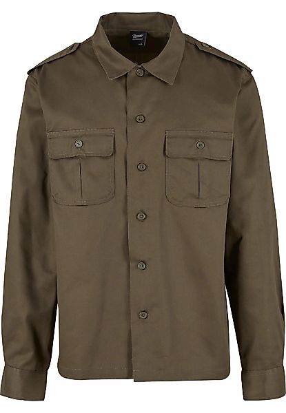 Brandit Langarmhemd "Brandit Herren US Shirt" 1 Stk. tlg. günstig online kaufen